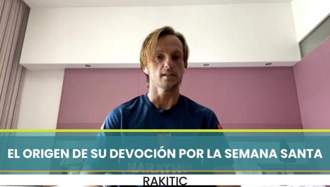 Rakitic y su devoción por la Semana Santa.