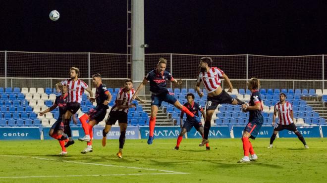 Gol de Villalibre en el amistoso ante el Sevilla (Foto: Athletic Club).