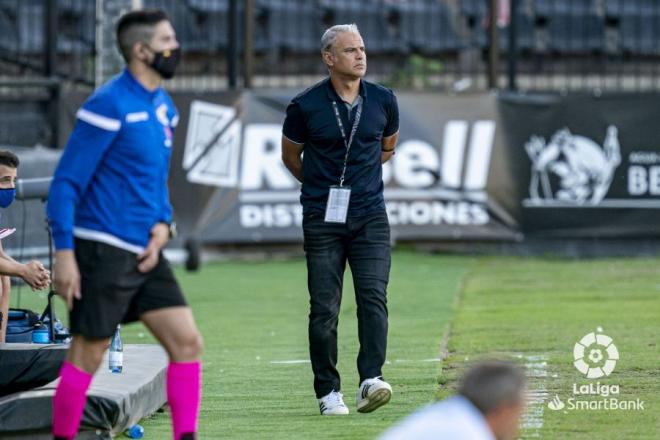 Pellicer, durante el Castellón-Málaga (Foto: LaLiga).