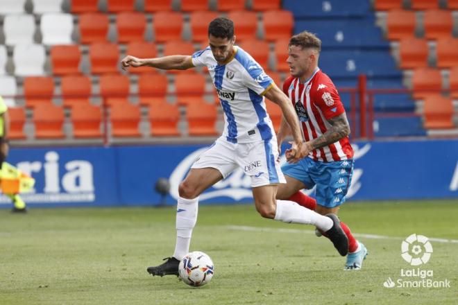 Sabin Merino anotando un gol con el Leganés (Foto: LaLiga)