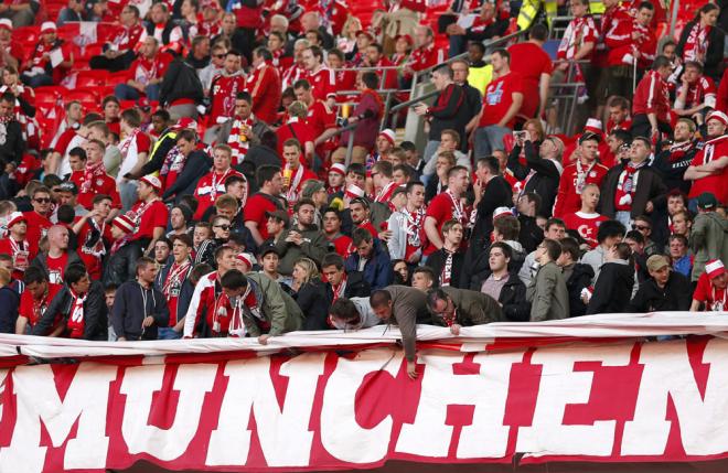 Aficionados del Bayern de Múnich.