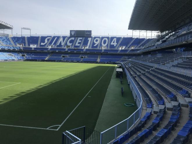 La Rosaleda, casa del Málaga Cf donde jugará España ante República Checa