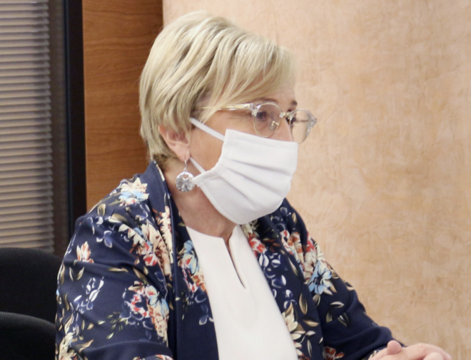 Ana Barceló se reunió con la UME antes de informar sobre el coronavirus