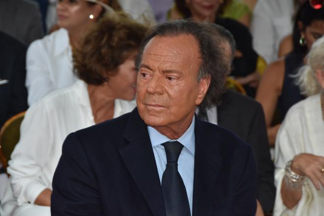 Julio Iglesias, durante un acto.