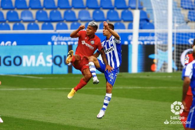 El Cucho Hernández, ante el Alavés (Foto: LaLiga).