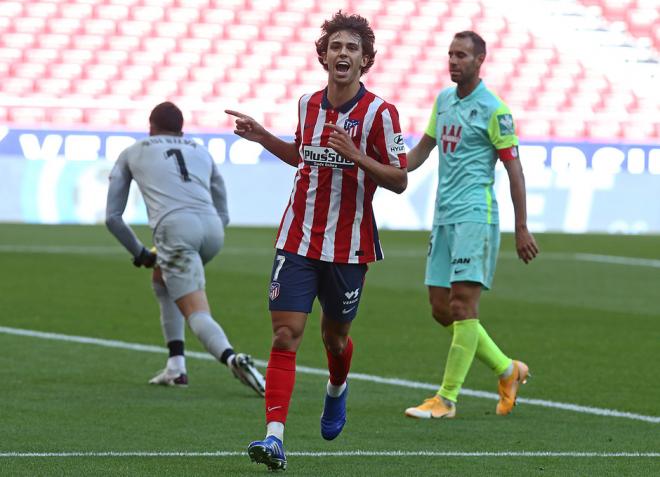 Joao Félix celebra su gol al Granada (Foto: Atlético de Madrid).