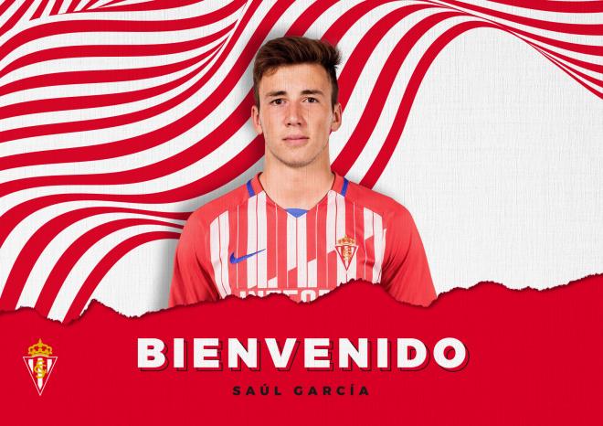 Saúl García, nuevo jugador del Sporting de Gijón (Foto: RSG).