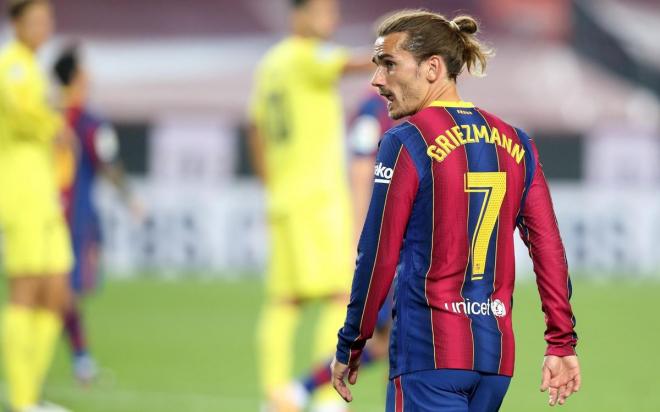 Griezmann, en un partido del Barça (Foto: FCB).