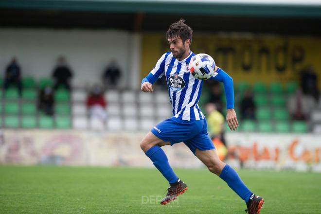 Salva Ruiz durante un partido del Deportivo (Foto:RCD)