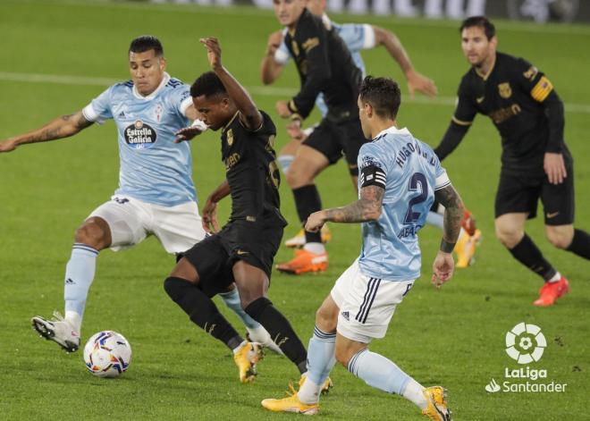 Ansu Fati, ante el Celta (Foto: LaLiga).