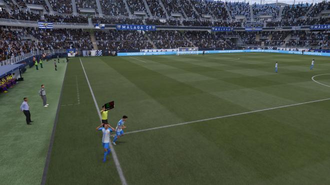 El Málaga CF, en el FIFA 21.