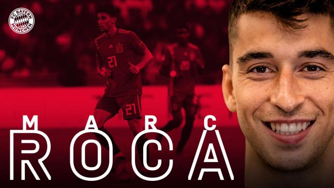El Bayern de Múnich hace oficial el fichaje de Marc Roca.
