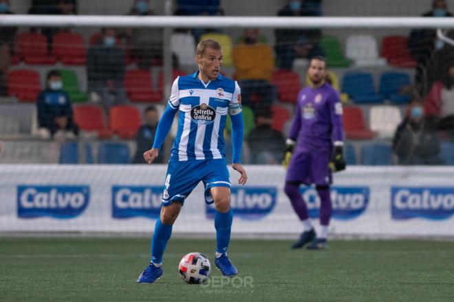 Álex Bergantiños durante un partido con el Deportivo (Foto:RCD)