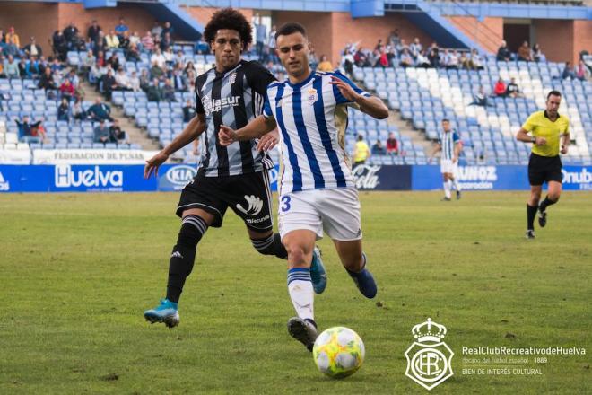 Gerard Verge, en un partido (Foto: RC Recreativo).