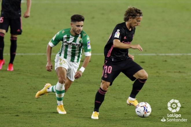 Luka Modric, ante el Betis (Foto: LaLiga).