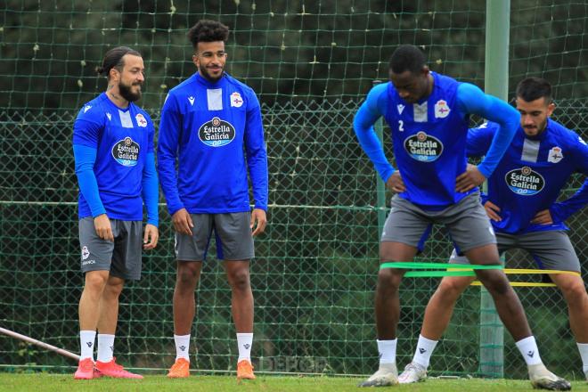 Entrenamiento del Deportivo en Abegondo (Foto:RCD)