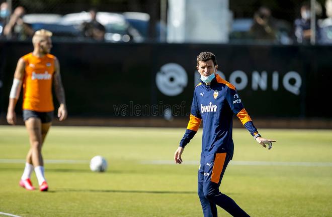 Gracia en Paterna (Foto: Valencia CF)