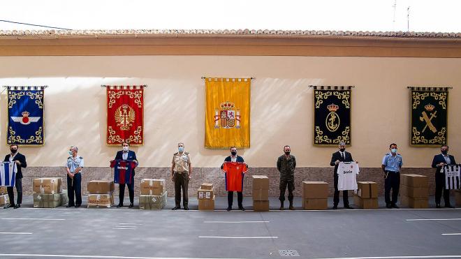 El Fútbol Valenciano se vuelca con con Somalia a través de los militares españoles