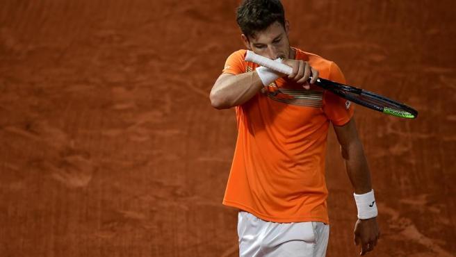 Pablo Carreño, durante la semifinal de Roland Garros ante Djokovic (Foto: EFE)
