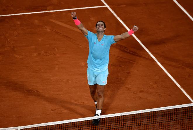 Rafa Nadal celebra su 13º triunfo en Roland Garros (Foto: EFE).