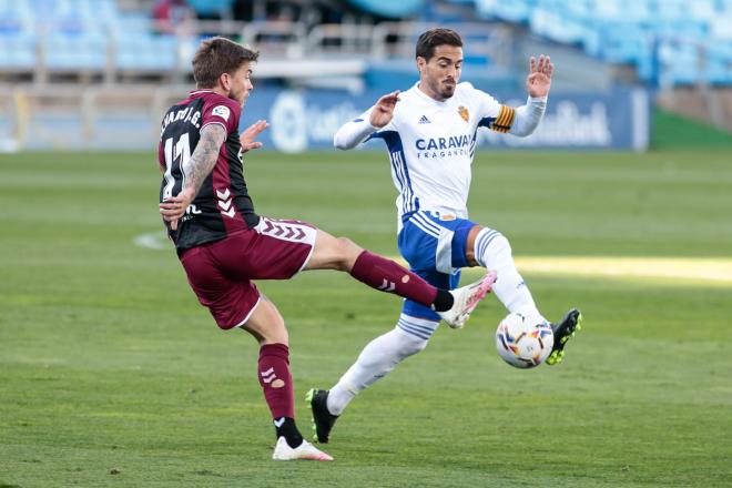 Un lance del Real Zaragoza-Albacete (Foto: Dani Marzo)