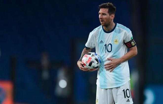 Leo Messi, en un partido con Argentina (Foto: EFE).