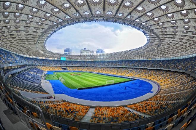 Estadio Olímpico de Kiev.