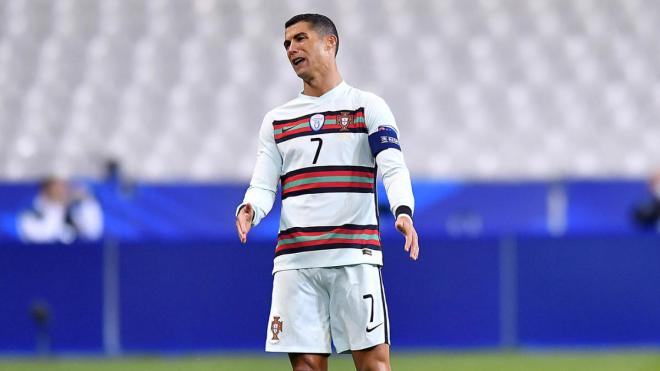 Cristiano Ronaldo, en uno de los últimos partidos con su selección.