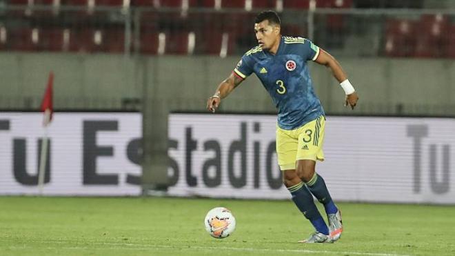 Jeison Murillo con Colombia (Foto: FCF).