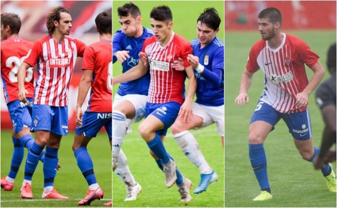 Pelayo Suárez, Álex Zalaya y David Argüelles.