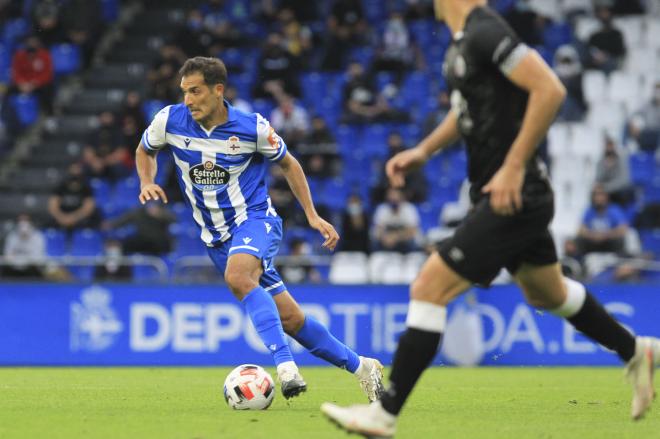 Celso Borges en el Deportivo-Salamanca (Foto:RCD)