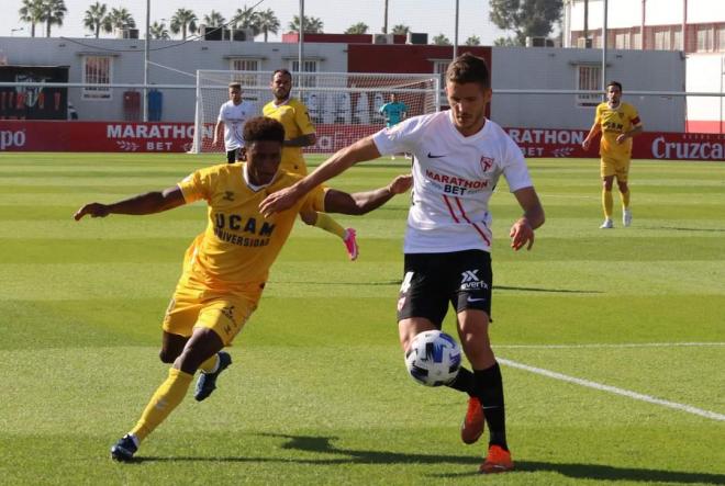 Imagen del Sevilla Atlético-UCAM Murcia (foto: Kiko Hurtado).