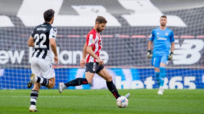 Yeray, durante el partido ganado por 2-0 en San Mamés ante el Levante (Foto: Athletic Club).