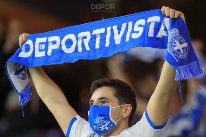 Aficionado del Deportivo en Riazor (Foto:RCD)