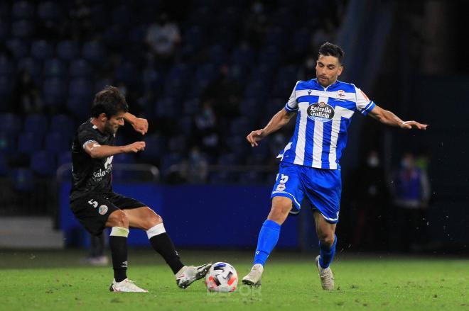 Eneko Bóveda en el Dépor-Salamanca (Foto:RCD)