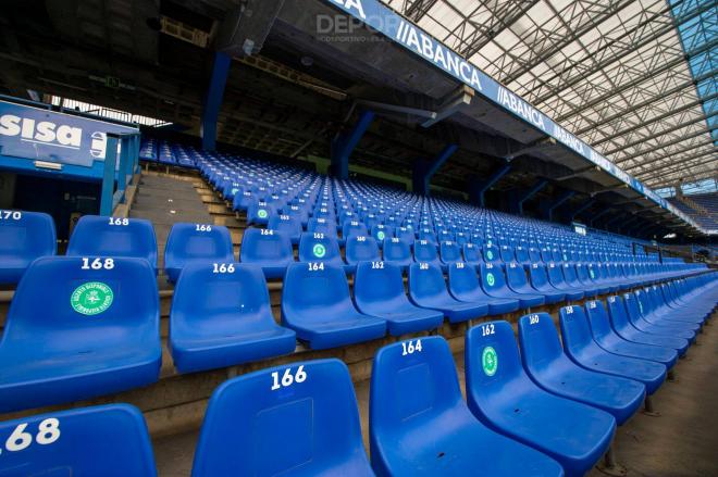 Gradas del estadio de Riazor (Foto:RCD)