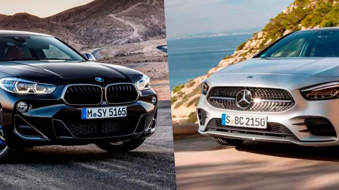 BMW X2 y Mercedes Clase B