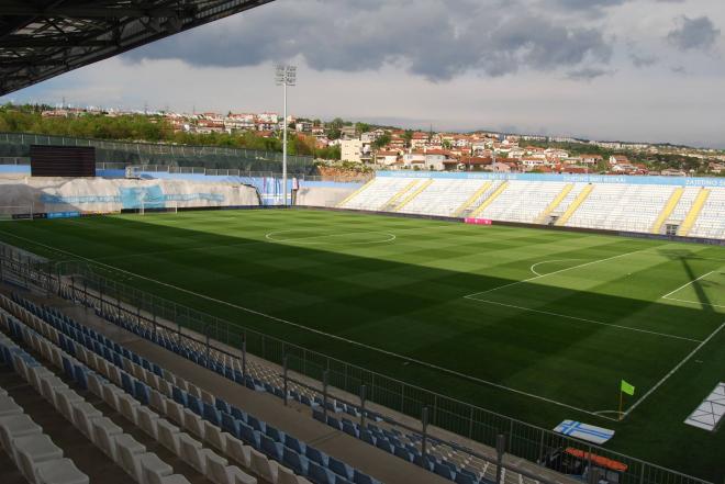 Stadion HNK Rijeka, escenario del partido.