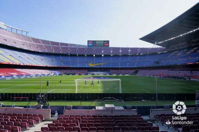Joan Laporta se compra un asiento del Camp Nou (Foto: LaLiga).