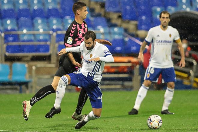 Imagen del Real Zaragoza - Sabadell (Foto: Daniel Marzo). 