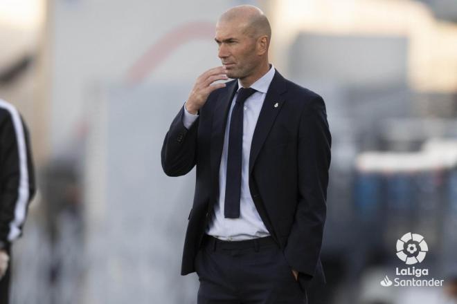 Zidane, en un partido del Real Madrid (Foto: LaLiga).