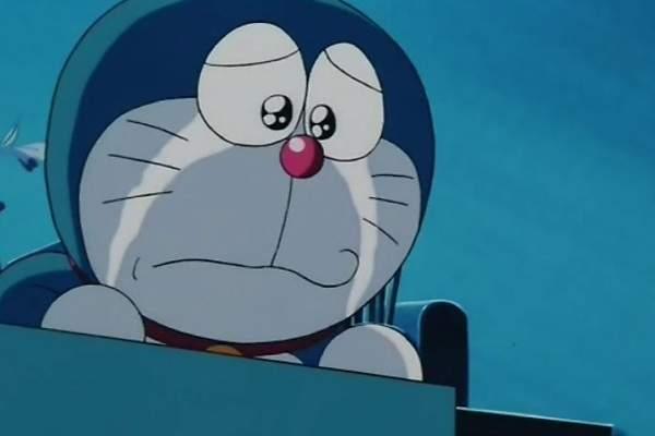 Doraemon llorando uno de los memes por la dimisión de Bartomeu (@CazonPalangana).