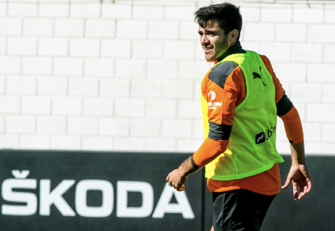 Maxi Gómez está de vuelta (Foto: Valencia CF)