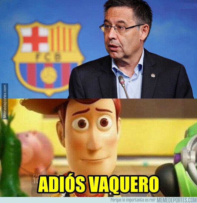 Memes de la dimisión de Bartomeu como presidente del Barcelona (Foto: Memedeportes).