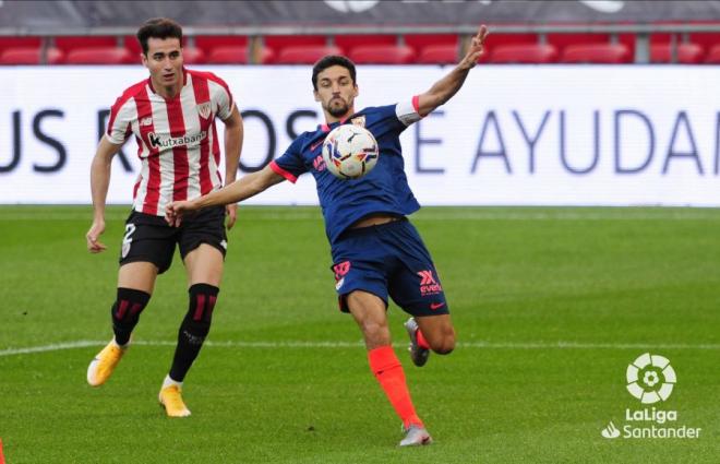 Jesús Navas, en el Athletic - Sevilla (Foto: LaLiga).