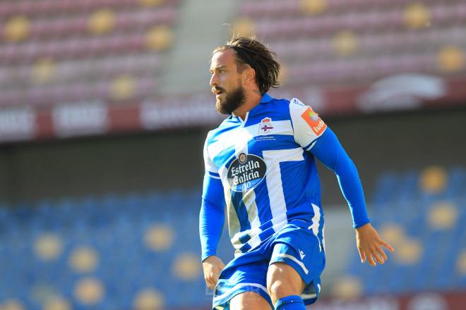 Héctor Hernández, lateral izquierdo del Deportivo.