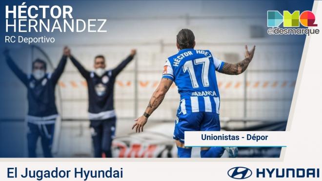 Héctor Hernández, Jugador Hyundai del Unionistas-Dépor.