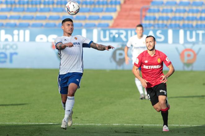 Narváez en el partido ante el Mallorca (Foto: Daniel Marzo).