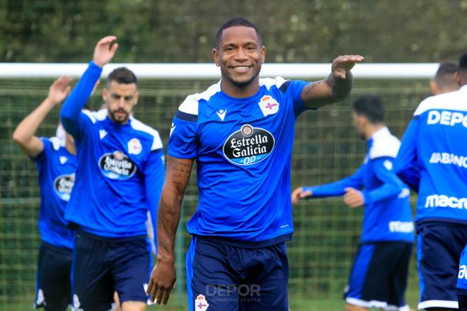 Claudio Beauvue, delantero del Deportivo (Foto:RCD)