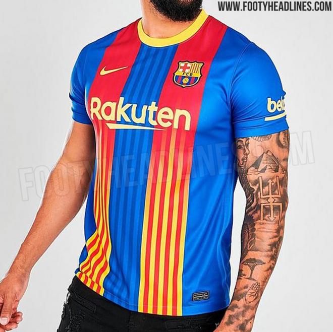 Cuarta camiseta FC Barcelona 20/21 (FootyHeadlines)